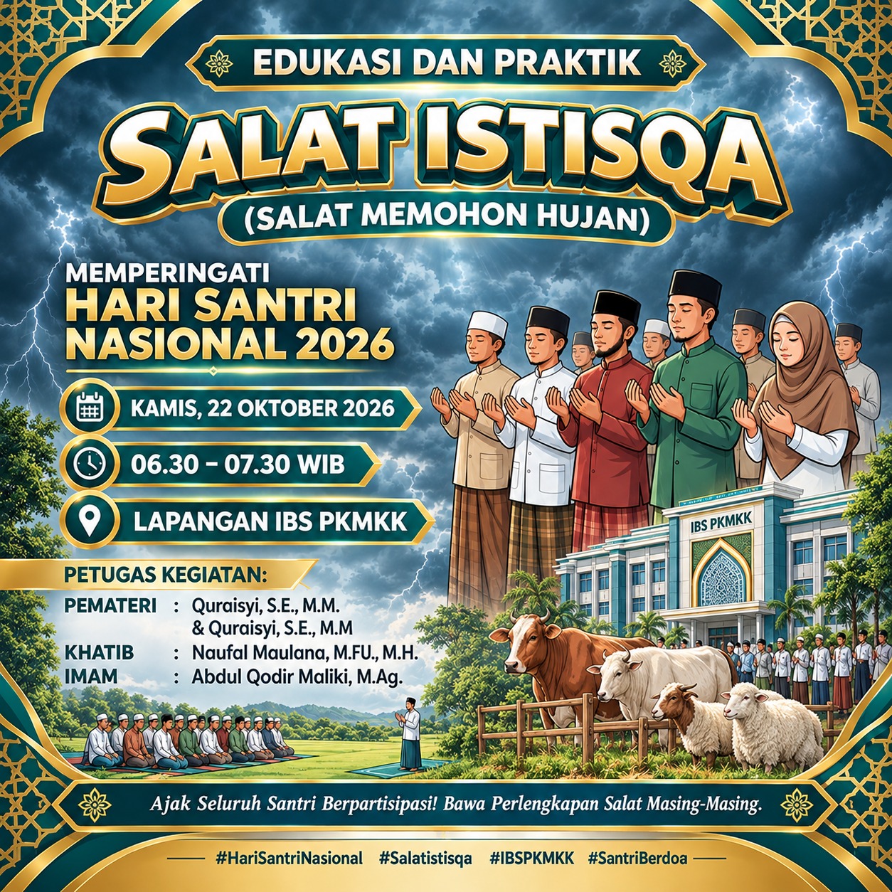 Edukasi dan Praktik Sholat Istisqa
