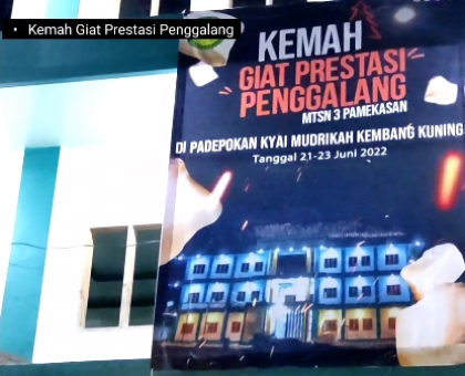 GIAT KEMAH PRESTASI PENGGALANG DI PADEPOKAN KYAI MUDRIKAH KEMBANG KUNING